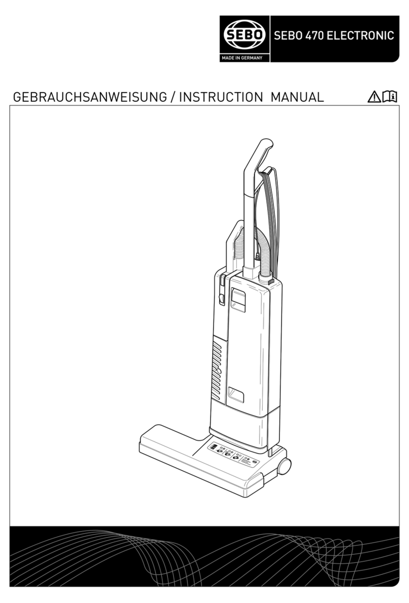 Sebo 470 Comfort User manual
