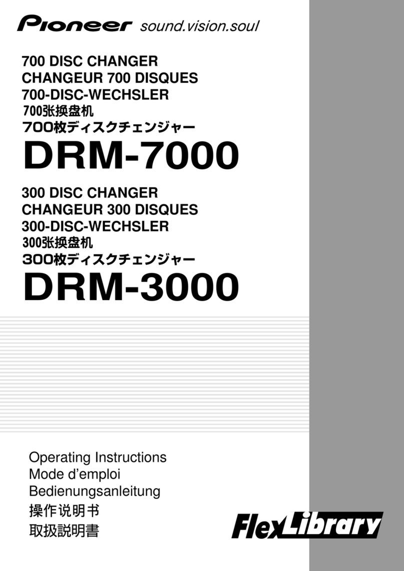 Pioneer DRM-7000 operating instructions