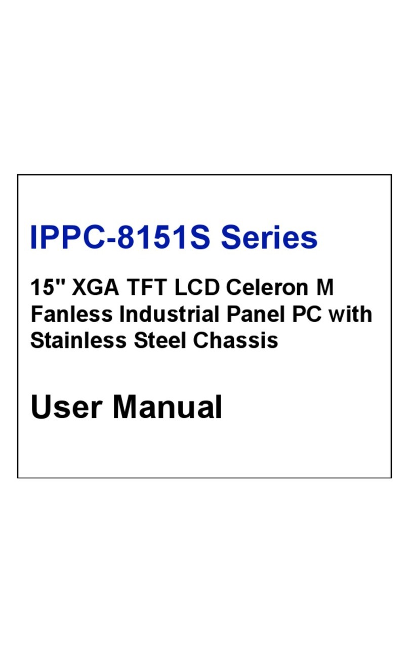 Advantech IPPC-8151S Series User manual