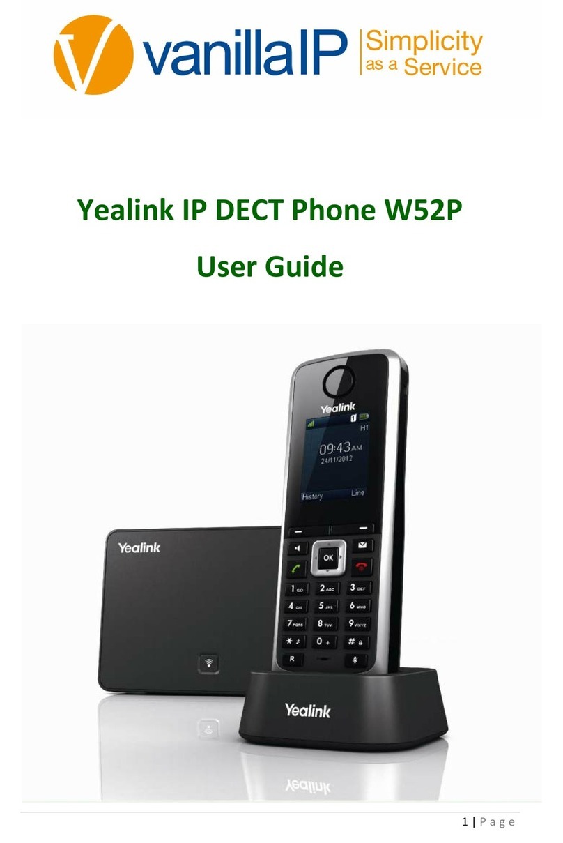VanillaIP Yealink W52P user guide