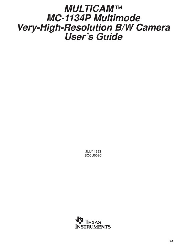 Texas Instruments MULTICAM MC-1134P user guide