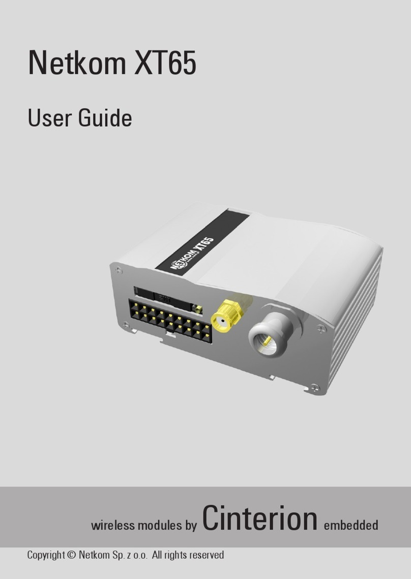 Cinterion Netkom XT65 user guide