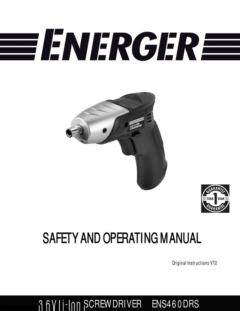 Energer ENS460DRS Afety and operating manual