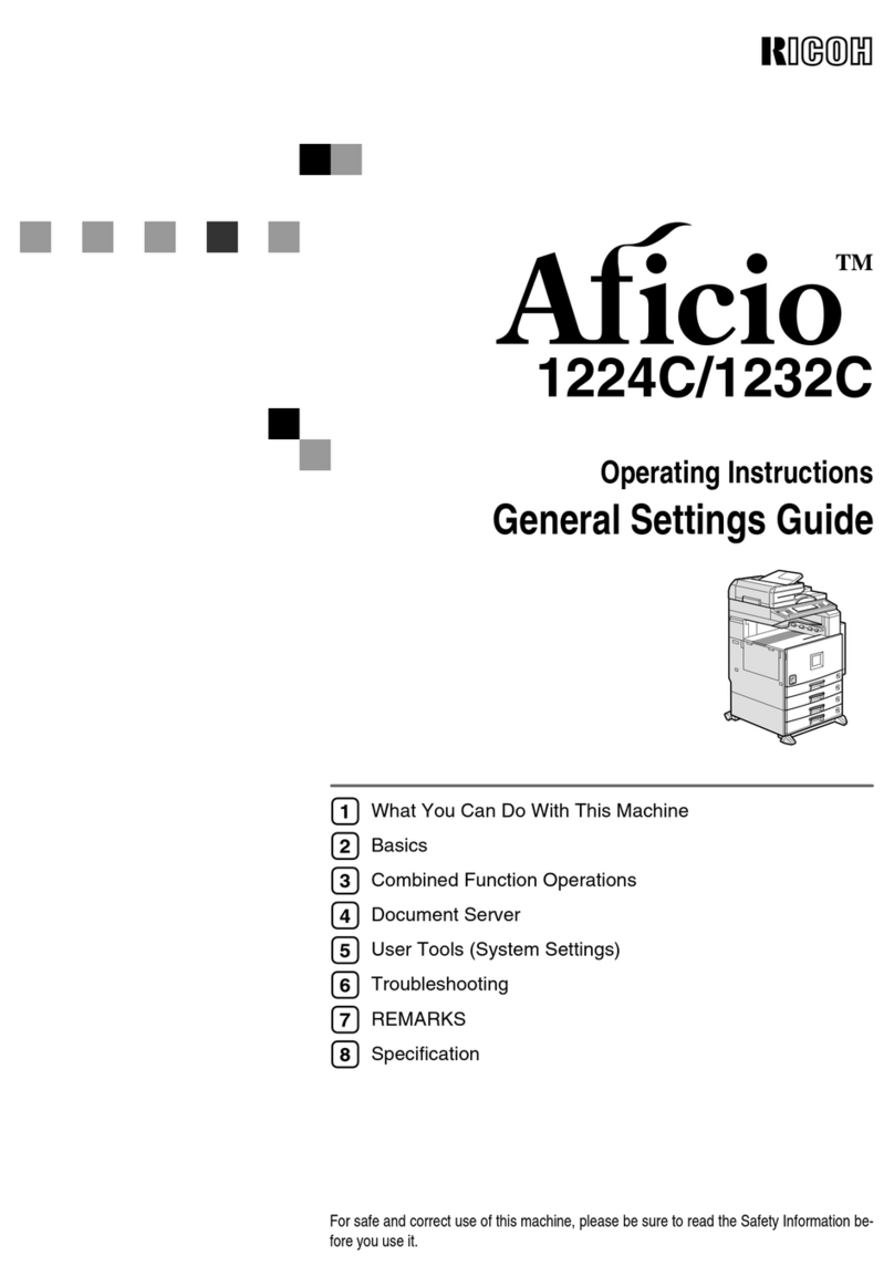 Ricoh Aficio 1224C Service manual Ricoh Aficio 1224C Service manual