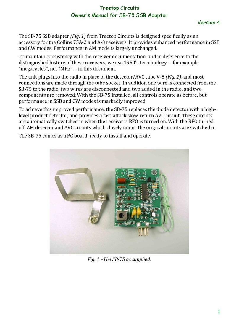 Treetop Circuits SB-75 User manual