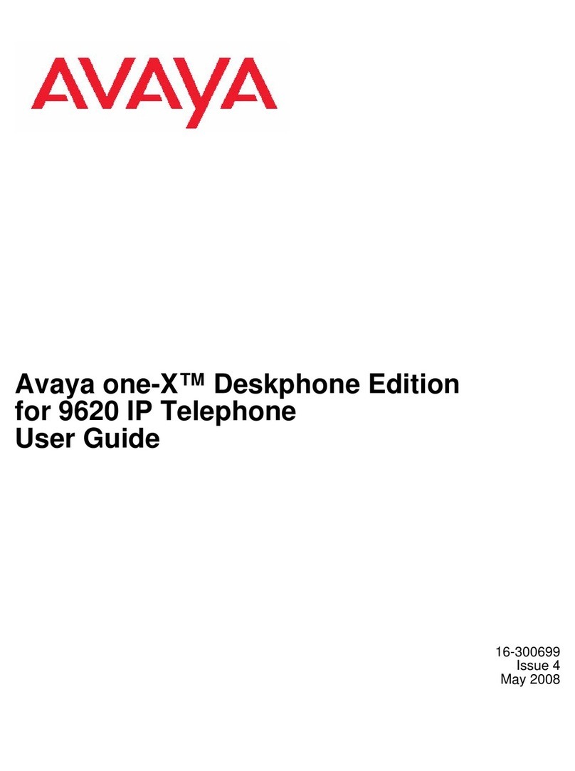 Avaya 9620 Deskphone Edition User manual