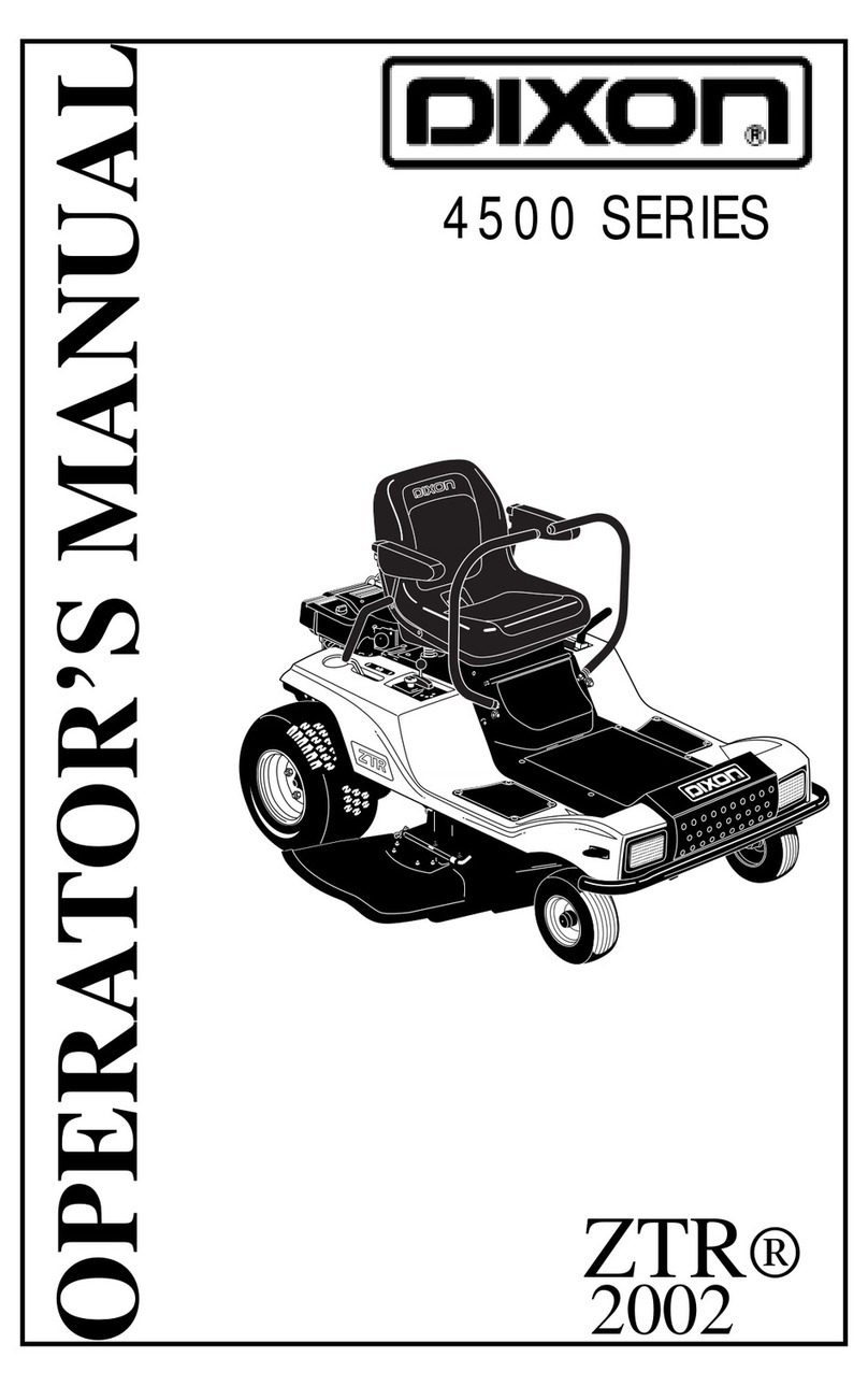 Dixon Zeeter Classic ZTR 2002 User manual