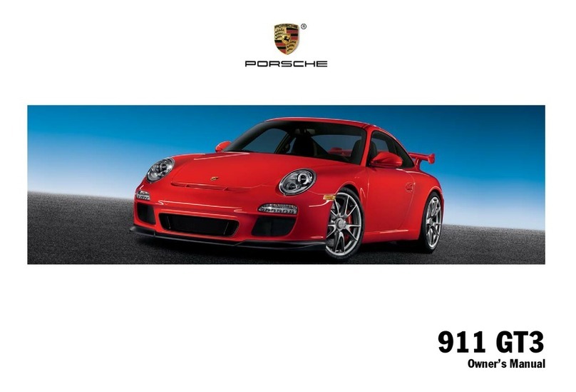 Porsche 911 GT3 - User manual Porsche 911 GT3 - User manual