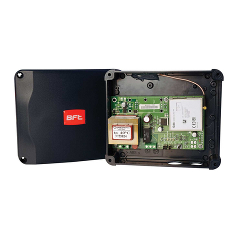 BFT gsm rec 24v User manual