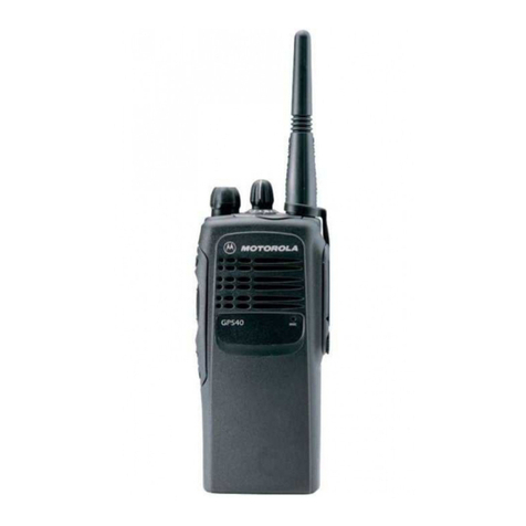 Motorola GP540 user guide