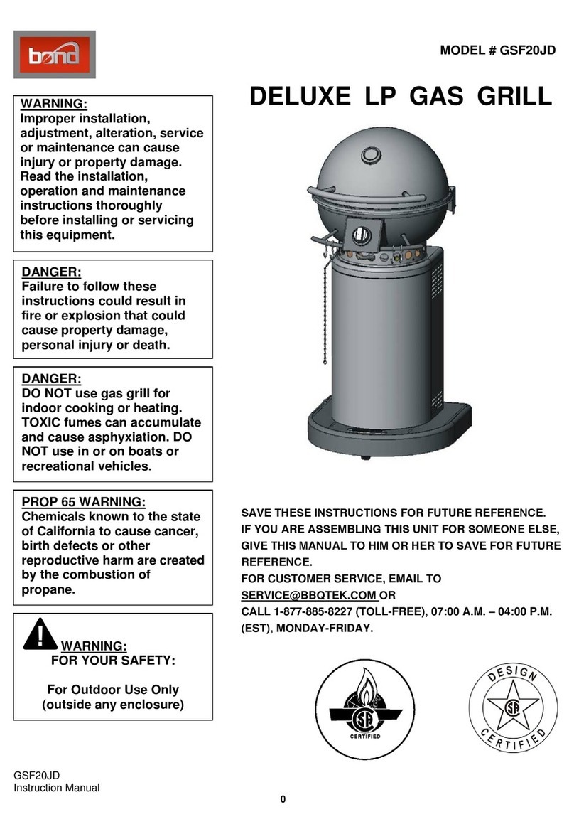 Bond GSF20JD User manual