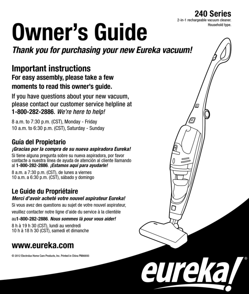 Eureka 240 Series User manual