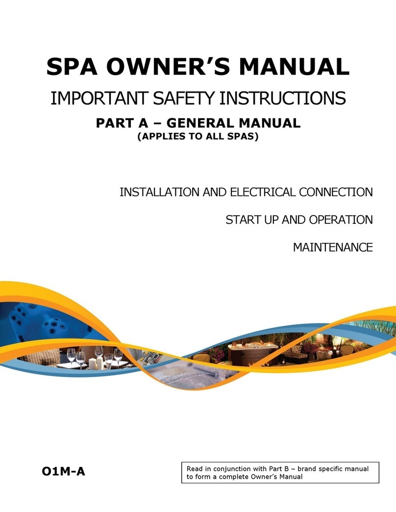 Sunrise spas Spas User manual