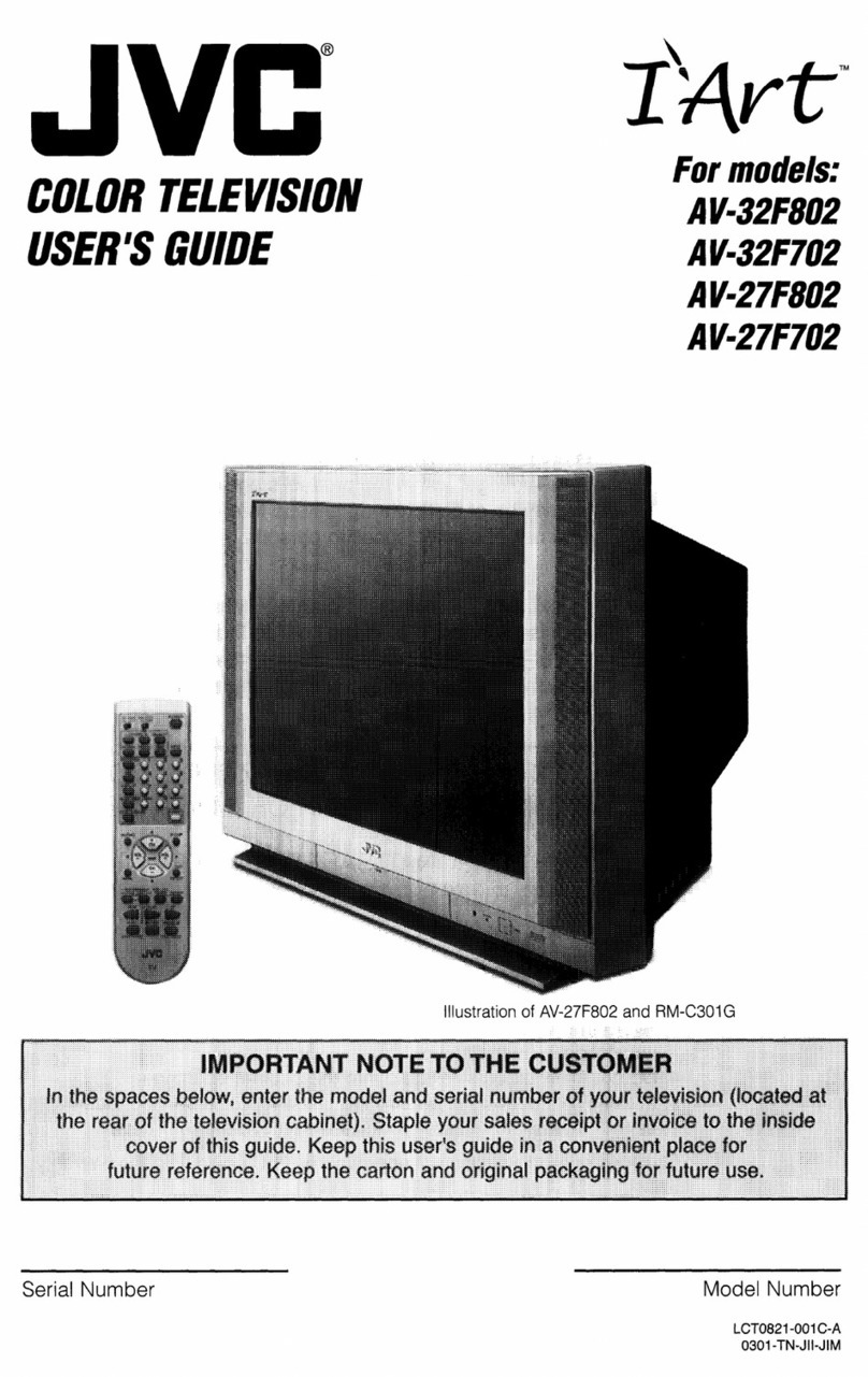 JVC AV-321802 User manual JVC AV-321802 User manual