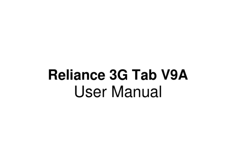 Zte Reliance 3G Tab V9A User manual