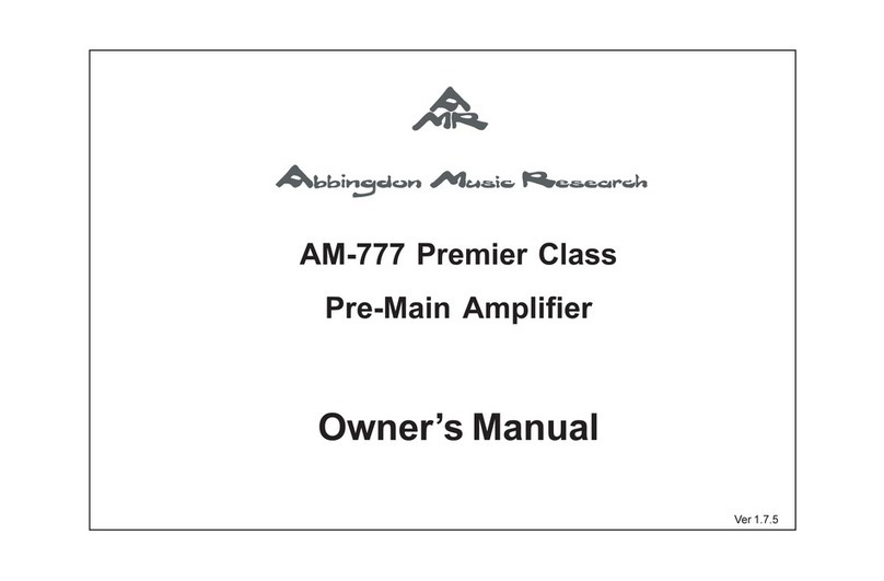 AMR AM-777 owner's manual