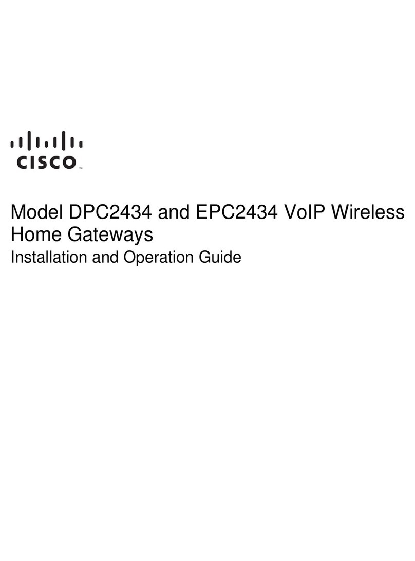 Cisco DPC2434 Operating instructions