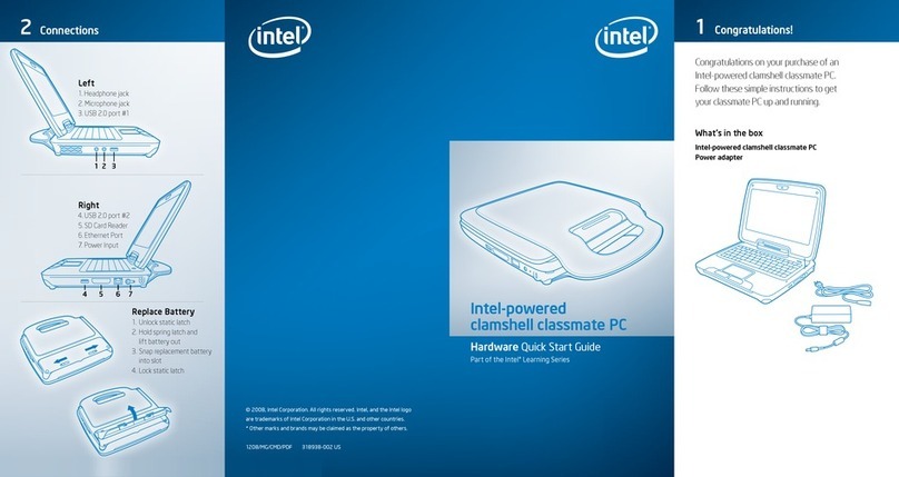 Intel Learning Series User manual Intel Learning Series User manual
