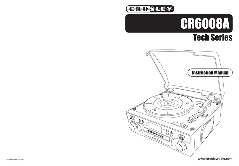 Crosley CR6008A User manual