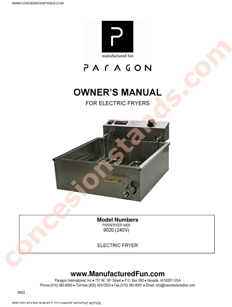 Paragon Parafryer 4400 User manual