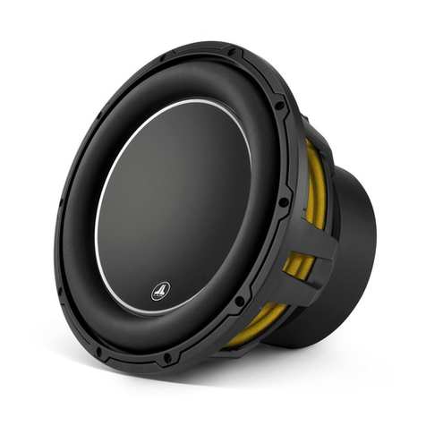 JL Audio 10W6v3 User manual