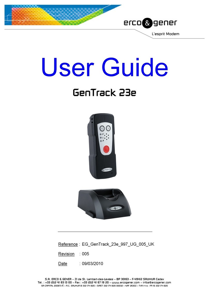 Erco&Gener GenTrack 23e user guide