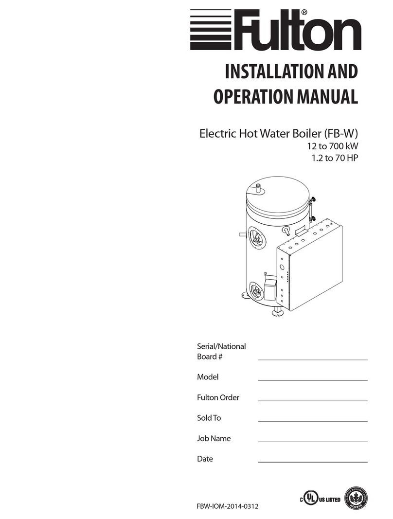 FULTON FBW-IOM-2014-0311 Installation and operation manual FULTON FBW-IOM-2014-0311 Installation and operation manual