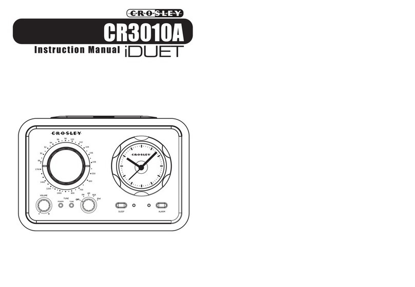 Crosley iDUET CR3010A instruction manual