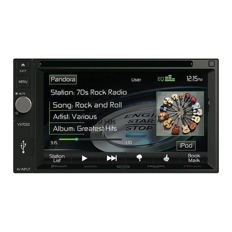 Jensen VX7020 User manual