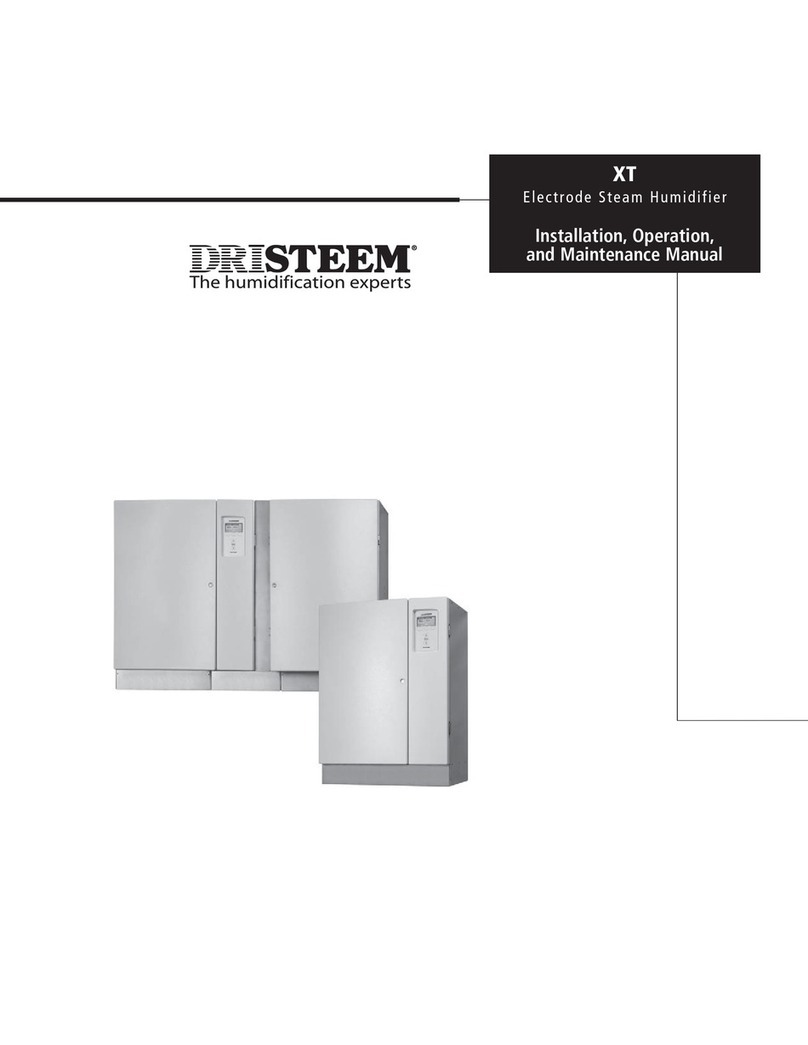 DriSteem XT User manual