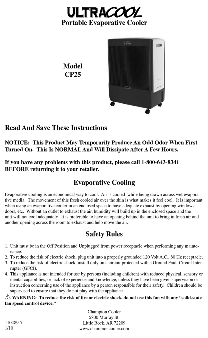 Champion CP25 instructions