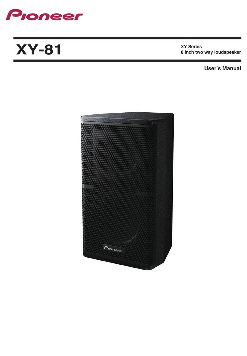Pioneer XY-81 User manual