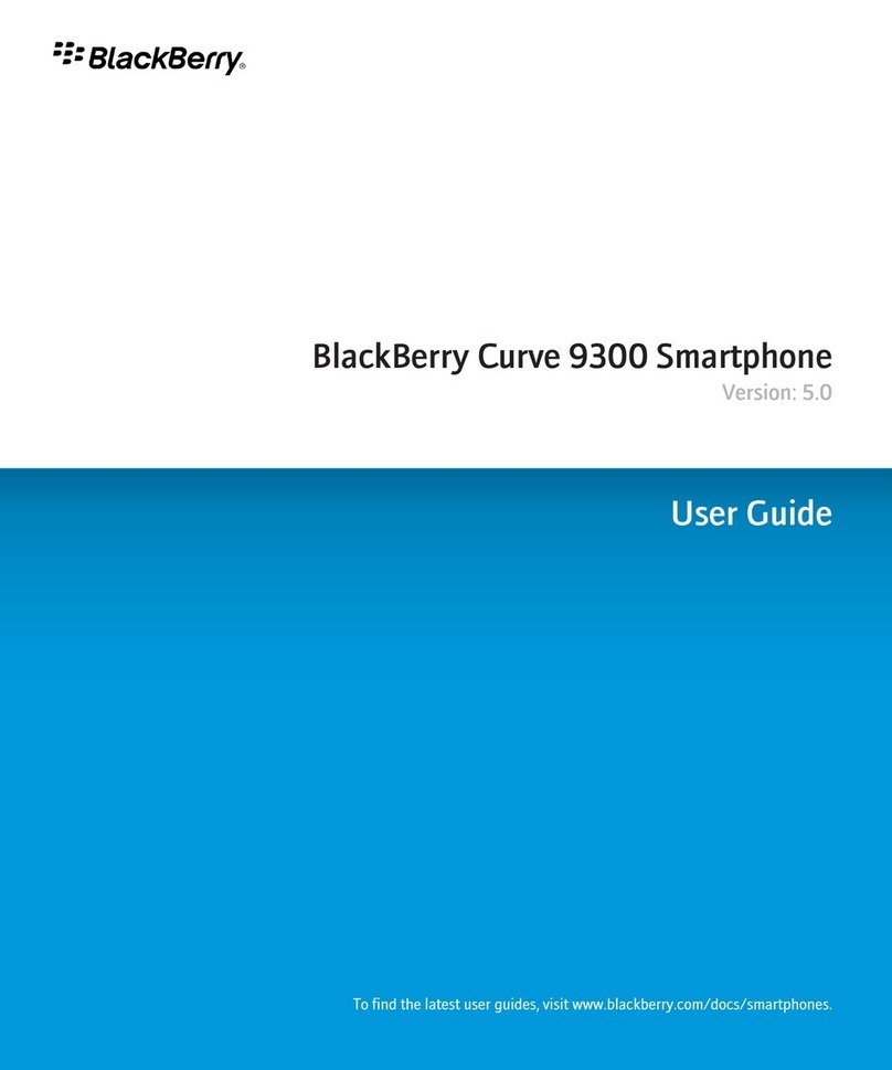 Blackbe;rry Curve 9300 User manual