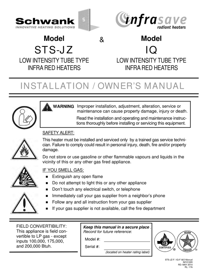 Schwank STS-JZ Operating instructions