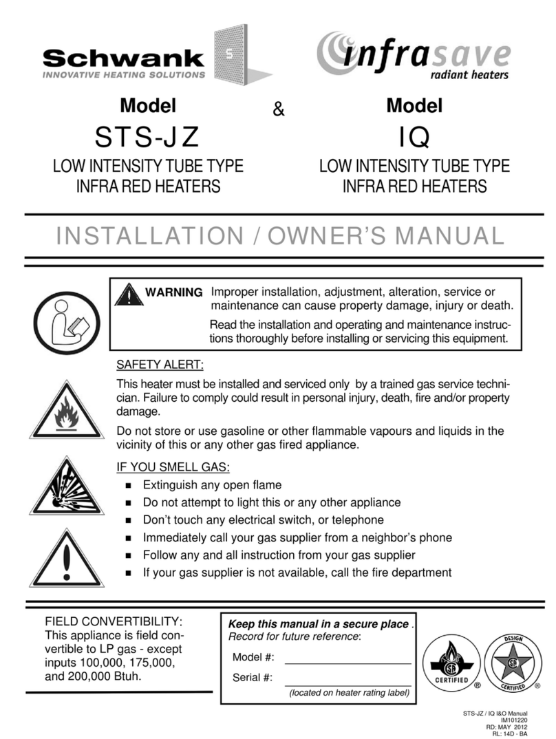 Schwank STS-JZ Operating instructions
