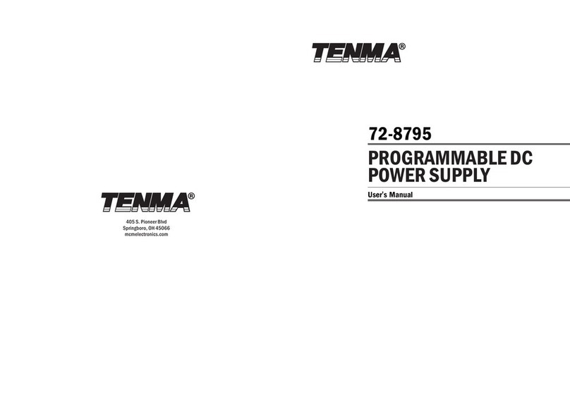 Tenma 72-8795 user manual