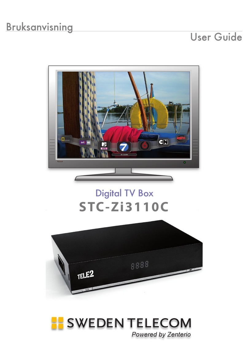 Zenterio STC-Zi3110C user guide