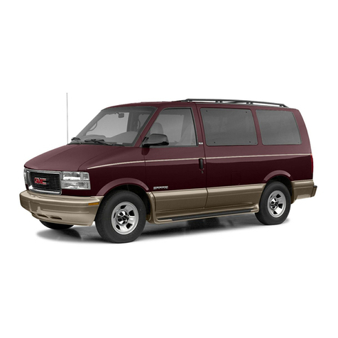 GMC 2003 Safari User manual