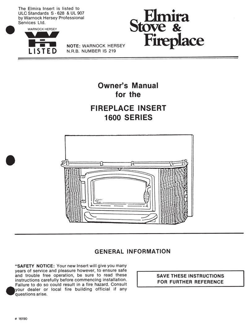 Elmira Stove Works 1600 series owner's manual Elmira Stove Works 1600 series owner's manual