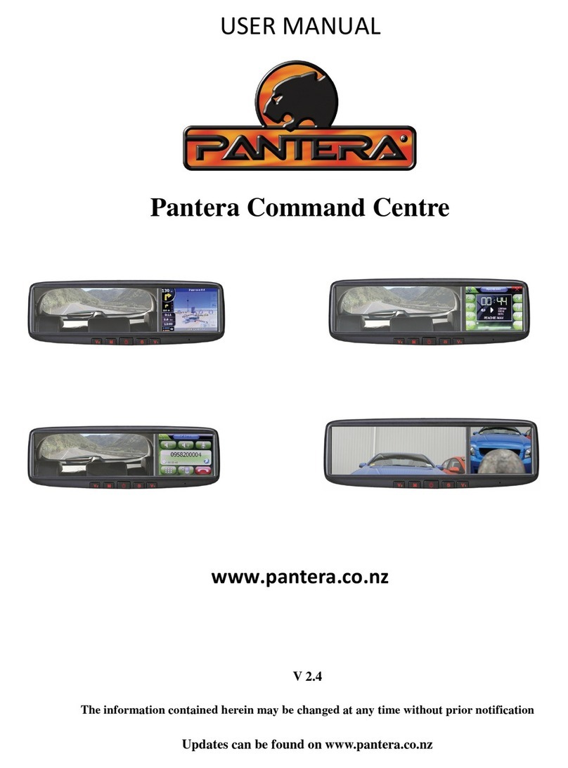 Pantera Command Centre User manual