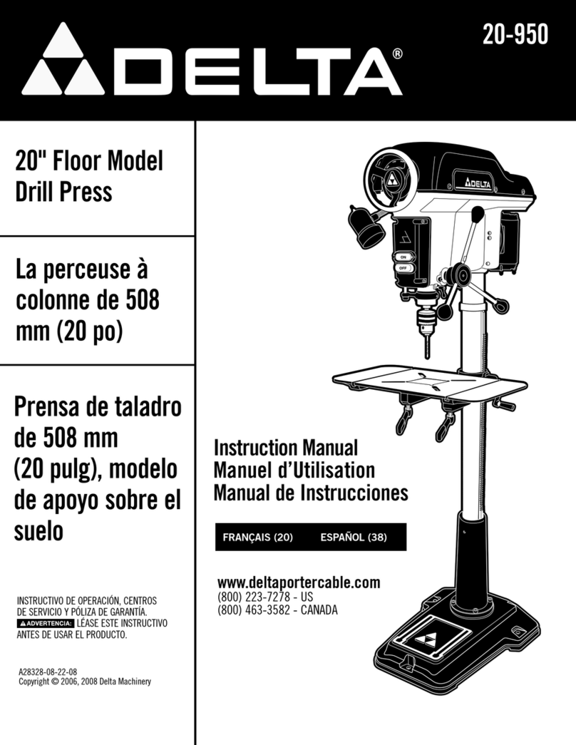 Delta 20-950 User manual