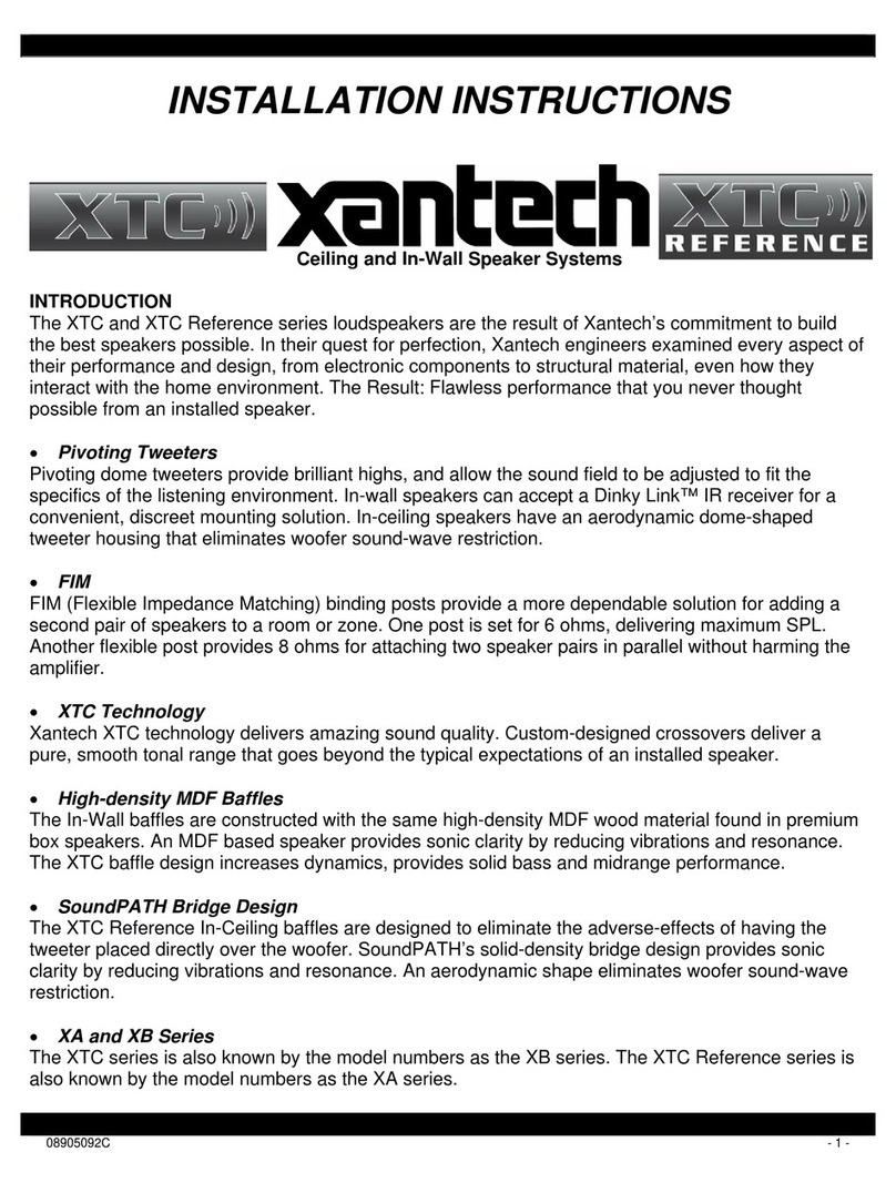 Xantech XA8C installation instructions