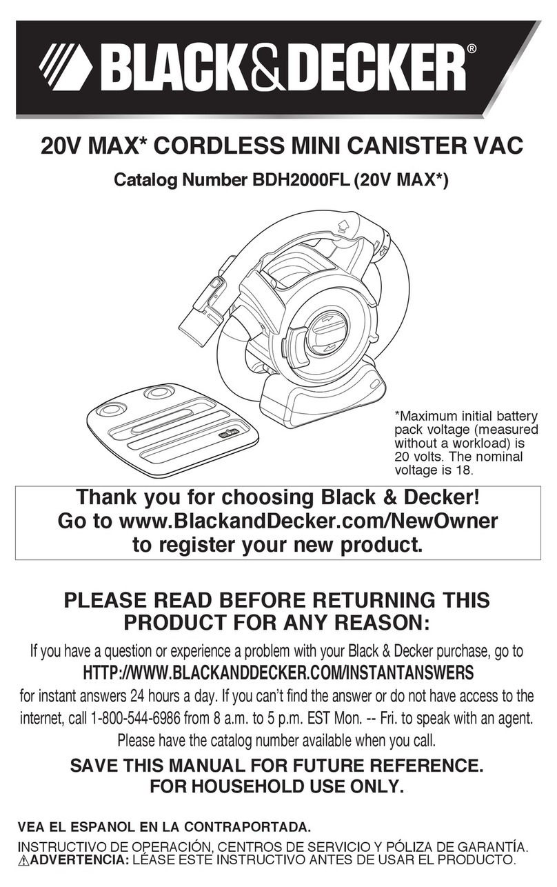 Black & Decker BDH2000FL instruction manual