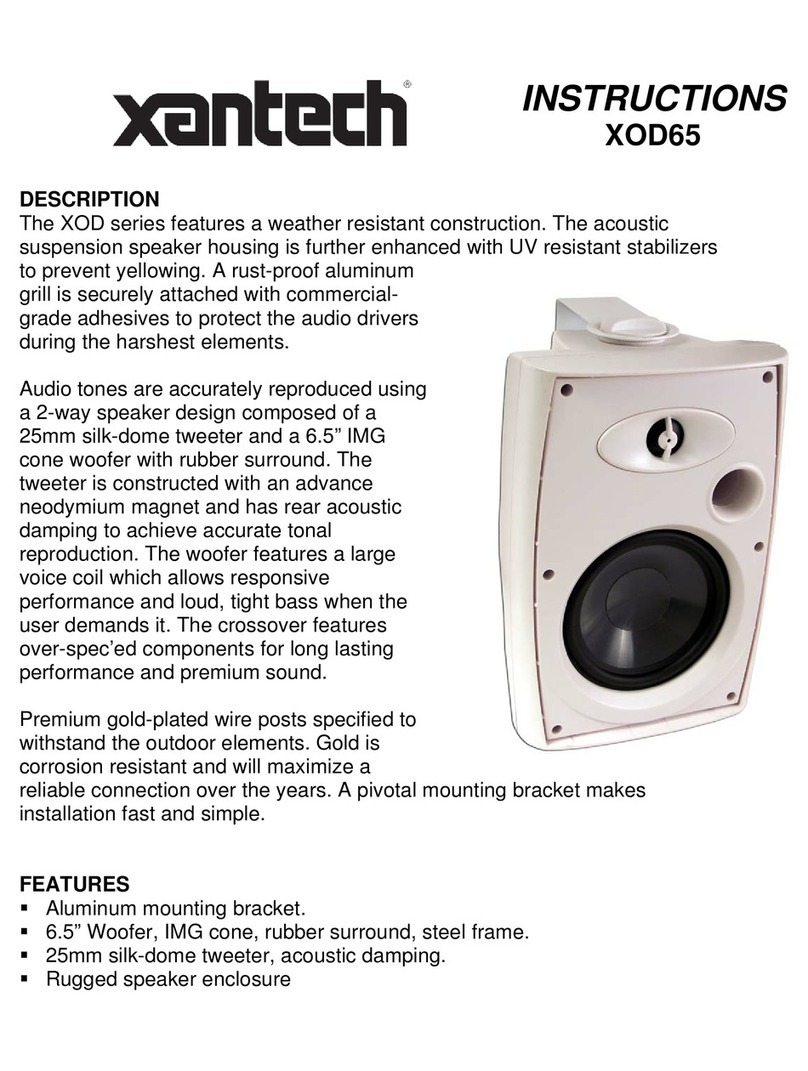 Xantech XOD65 instructions
