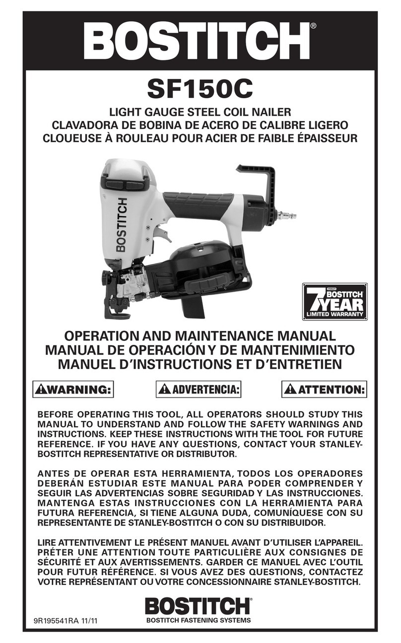 Bostitch SF150C User manual