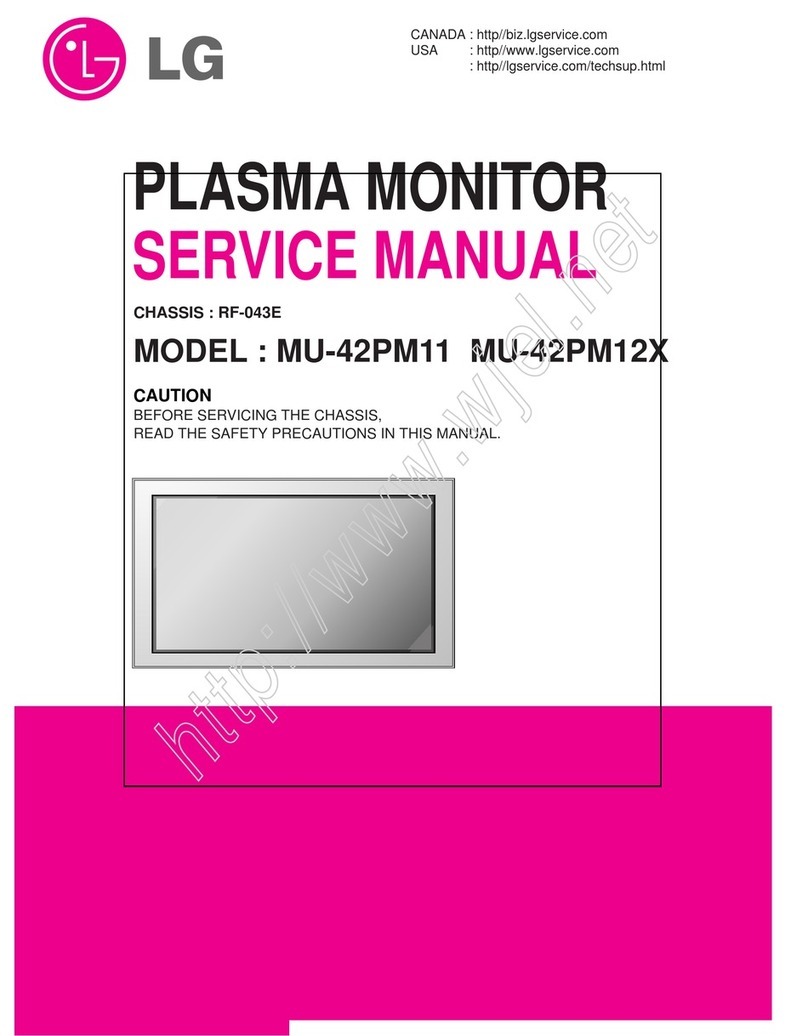 LG MU-42PM12X User manual