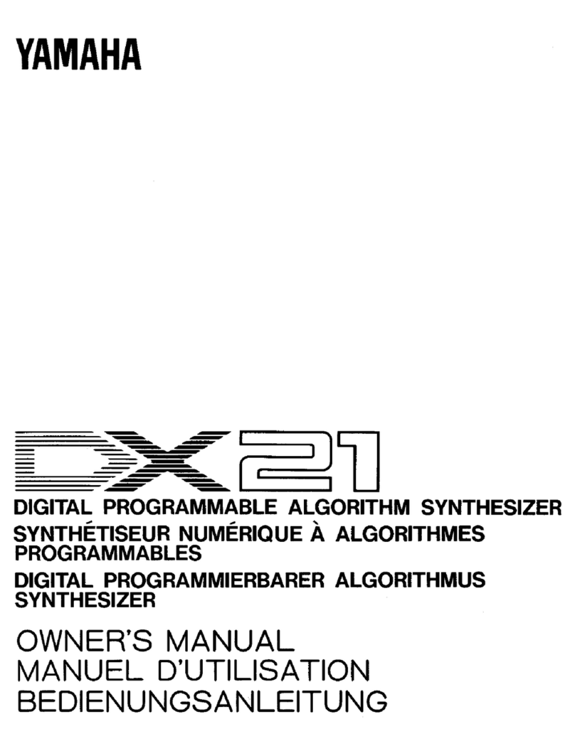 Yamaha DX21 User manual