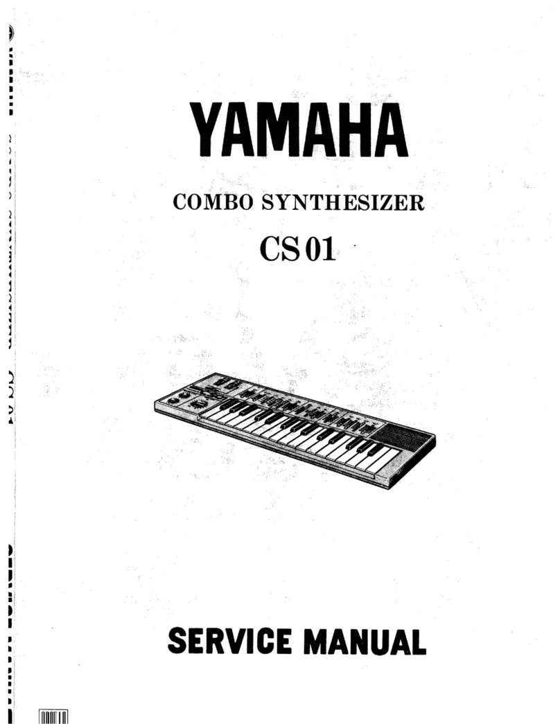 Yamaha CS01 User manual