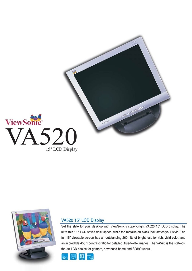 ViewSonic ViewPanel VA520 User manual