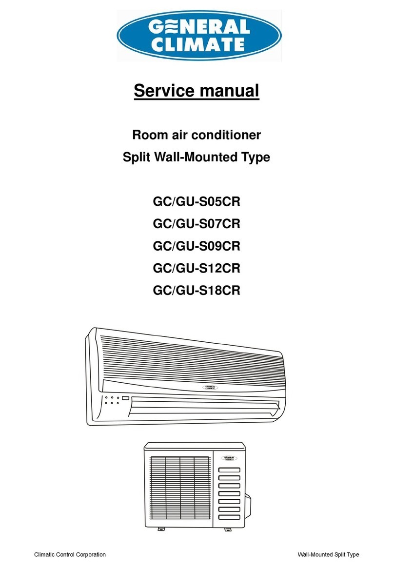 General Climate GC-S05CR Service manual